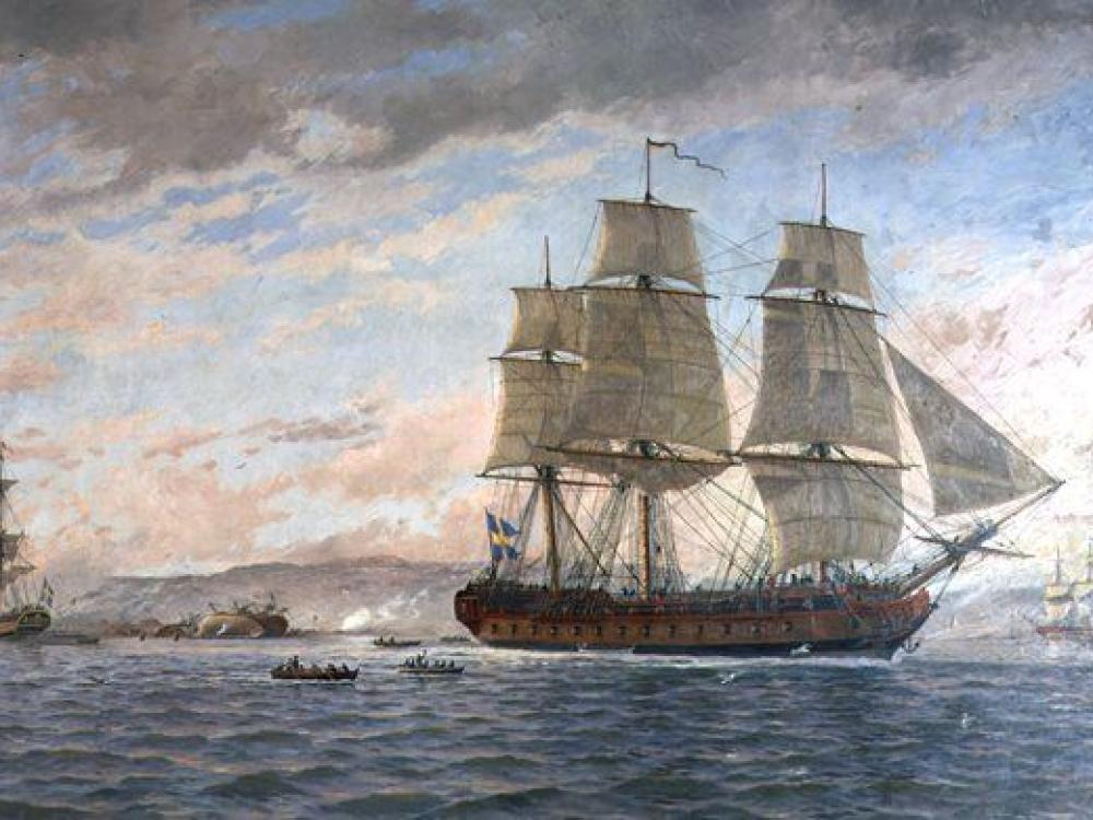 Målning av skepp