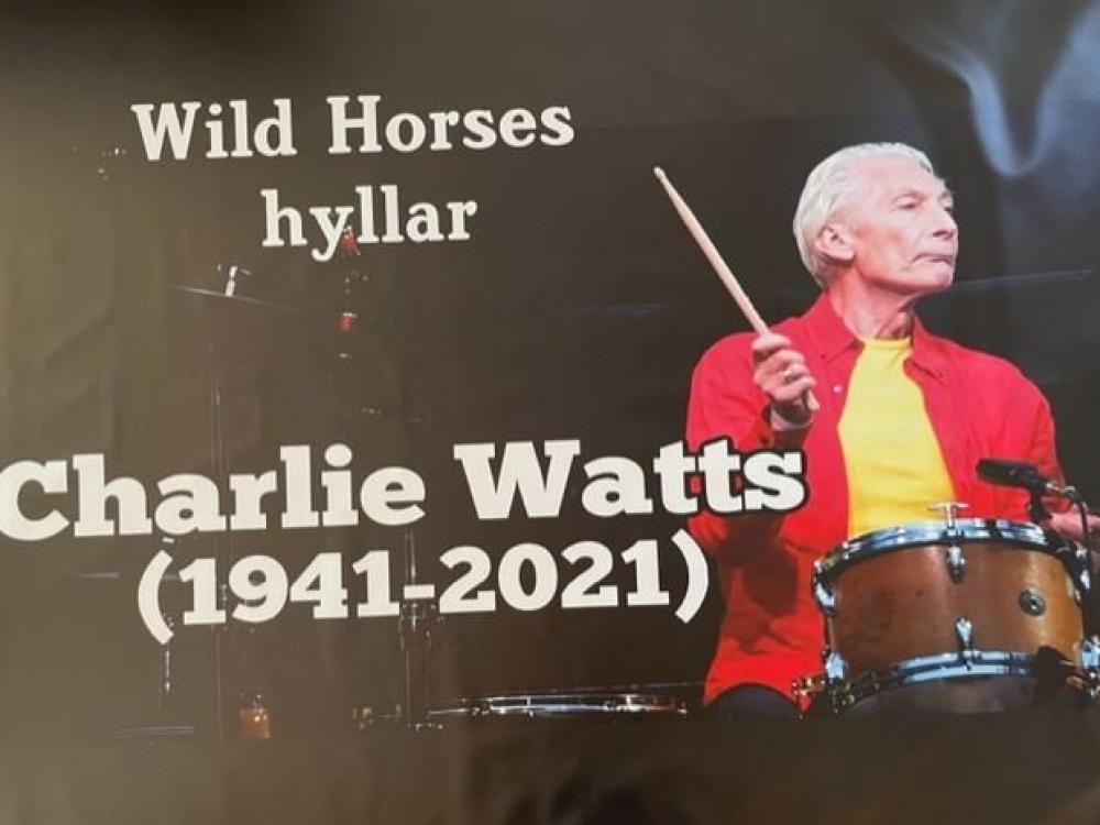 Wild Horses tribute to Charlie Watts from The Rolling Stones at Parkens' live scene