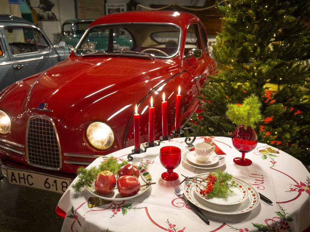 Christmas at Karlskrona Porcelain Museum and Albinsson & Sjöberg's Car Museum