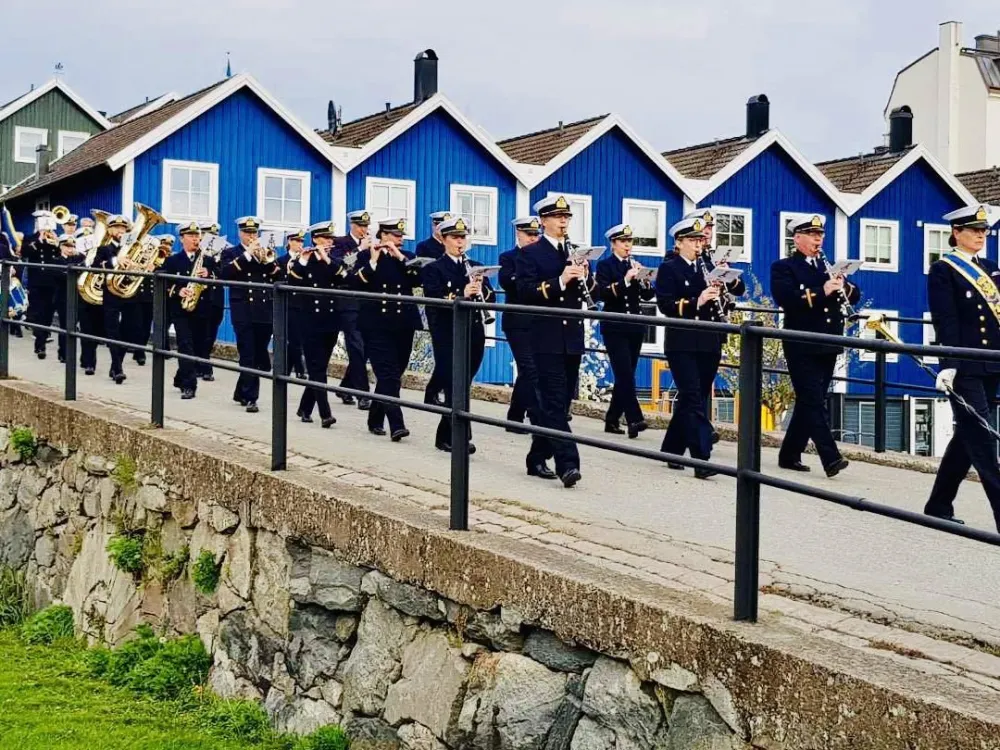 The Swedish Royal Navy band - 1st May March