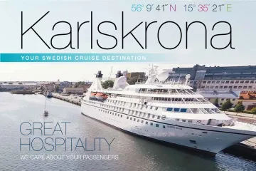 Front page cruise brochure