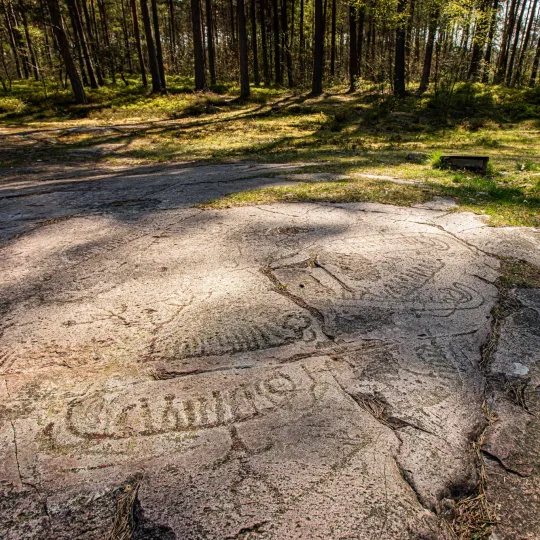 Möckleryds hällristningar - Horsahallen