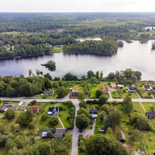 Holmsjö flygbild