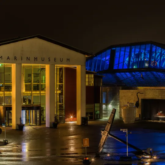 The Naval Museum by night